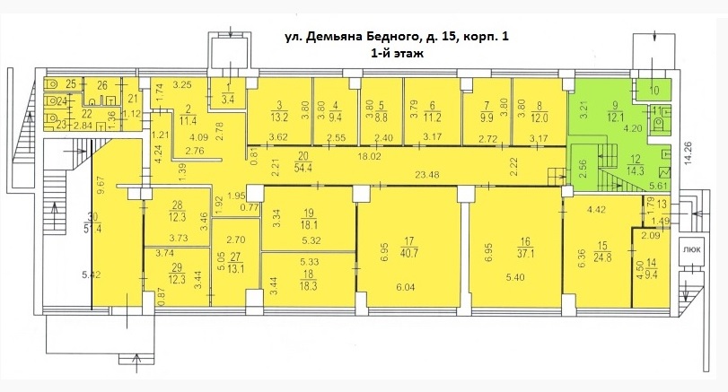 Демьяна бедного 57 новосибирск карта